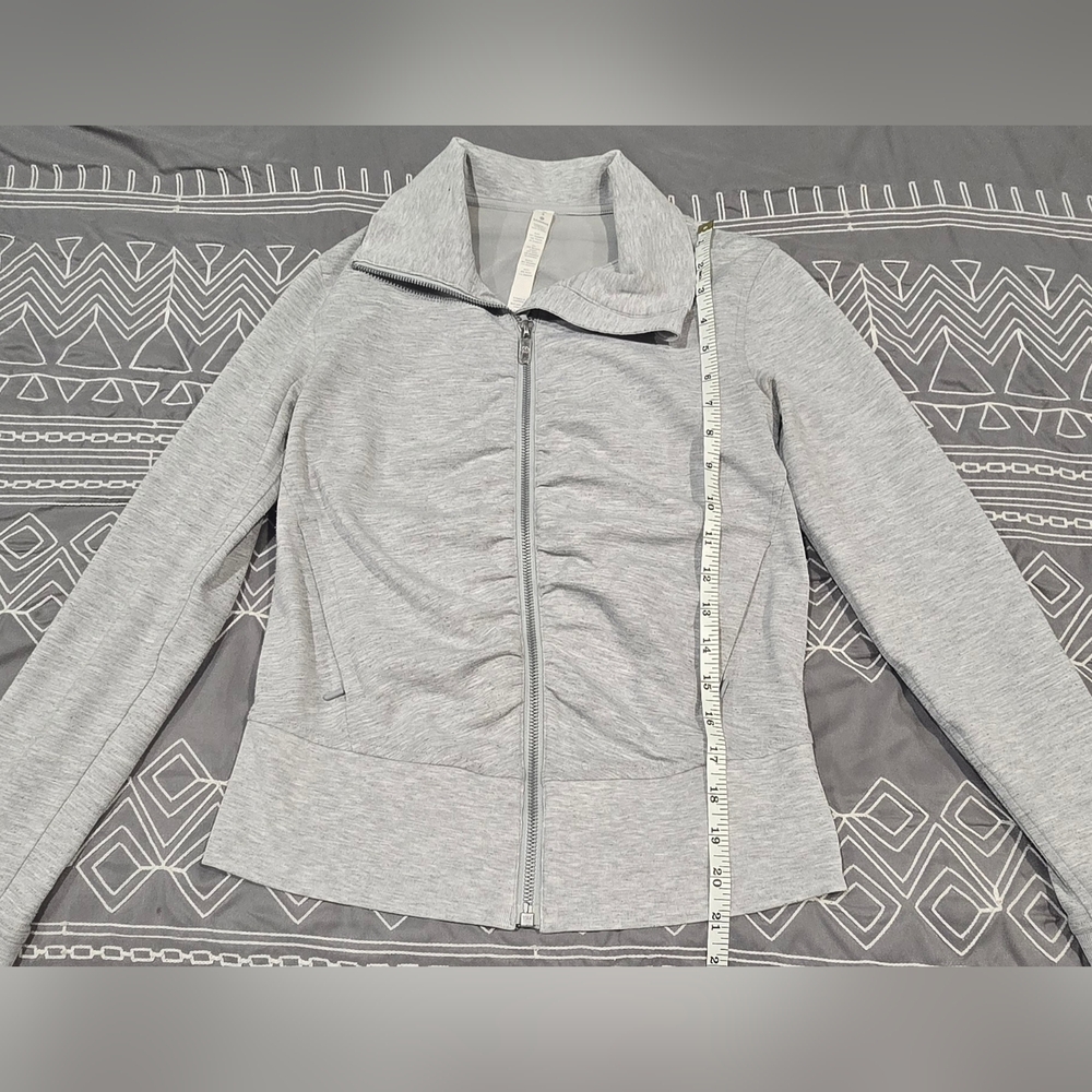 Lululemon Gather Up Jacket In Grey Size 4 - Picture 4 of 9